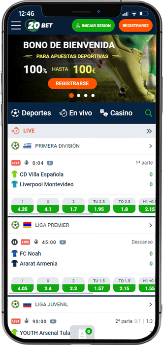 20Bet Casino Download Mobiele App