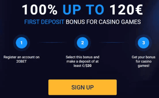 Payments & Withdrawal 20Bet Casino